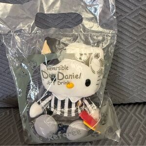 New Sanrio Hello Kitty Reversible Plush McDonald's FIFA 2002 Referee Soft Drink